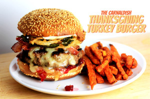 Thanksgiving Turkey Burger