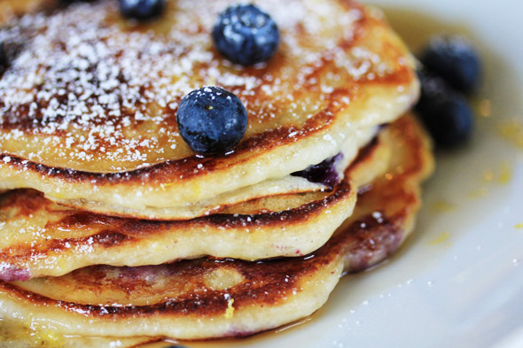 Blueberry & Lemon Buttermilk Pancakes