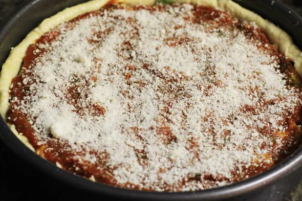 Chicago-Style Deep Dish Pizza Recipe — Savory Spice