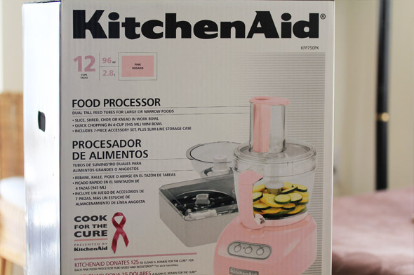 Pink Kitchenaid 750 12-cup Food Processor