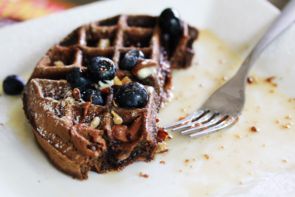 Double Chocolate Waffles