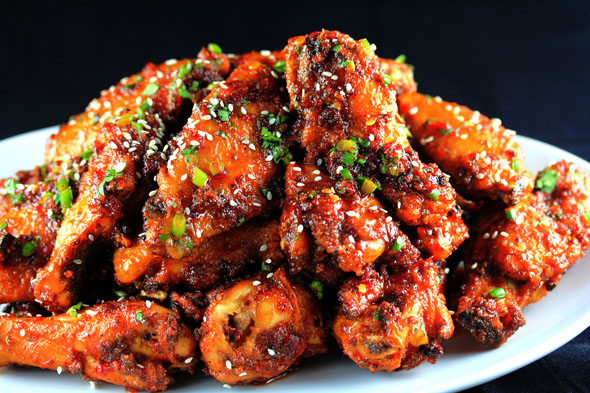 Sweet n Spicy Garlic Ginger Chicken Wings