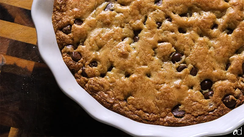 Brown Butter Chocolate Chip Skillet Cookie for Two (Pizookies) - House of  Nash Eats