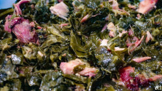 Back To Organic – Slowly Cooked Collard Greens in Garlic, Butter, and Smoked  Turkey