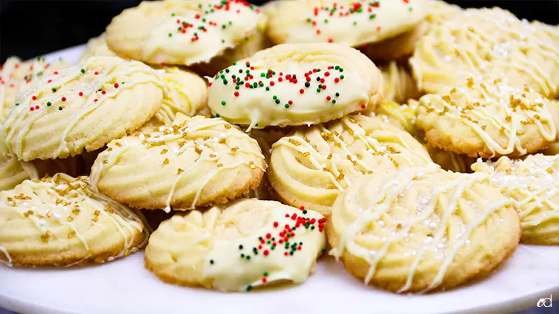 I got baking supplies for Christmas and decided to make butter cookies. : r/ Baking