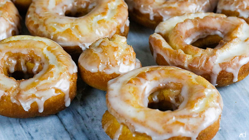 Old Fashioned Sour Cream Donuts 24