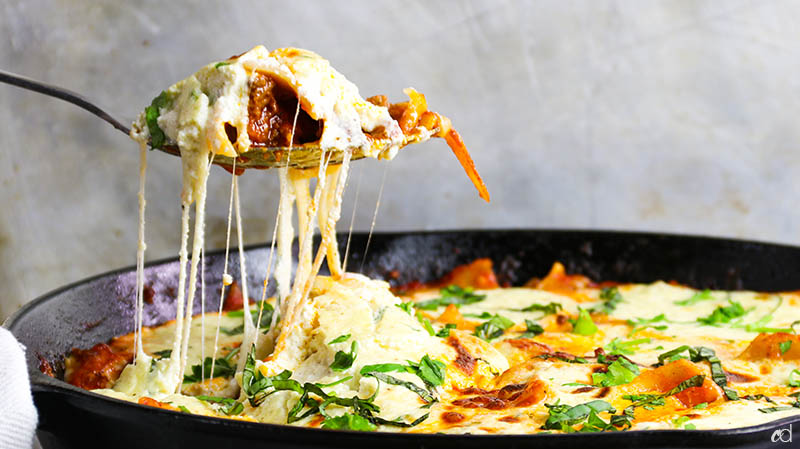 Easy Weeknight Skillet Lasagna