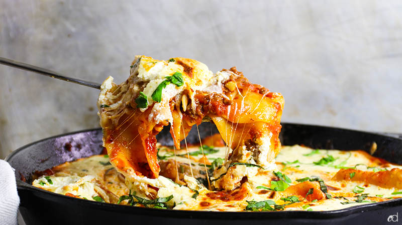 Easy Weeknight Skillet Lasagna