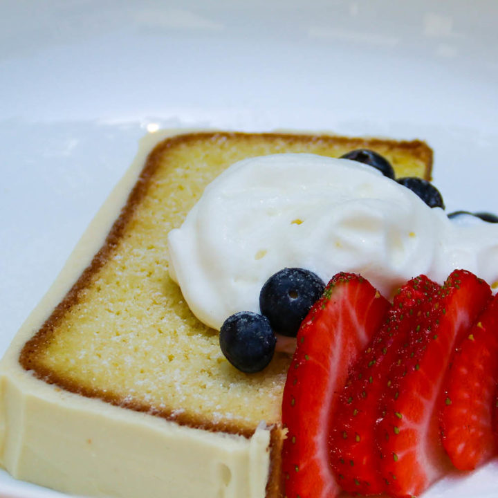 Keto Lemon Pound Cake with Cream Cheese Frosting CarnalDish