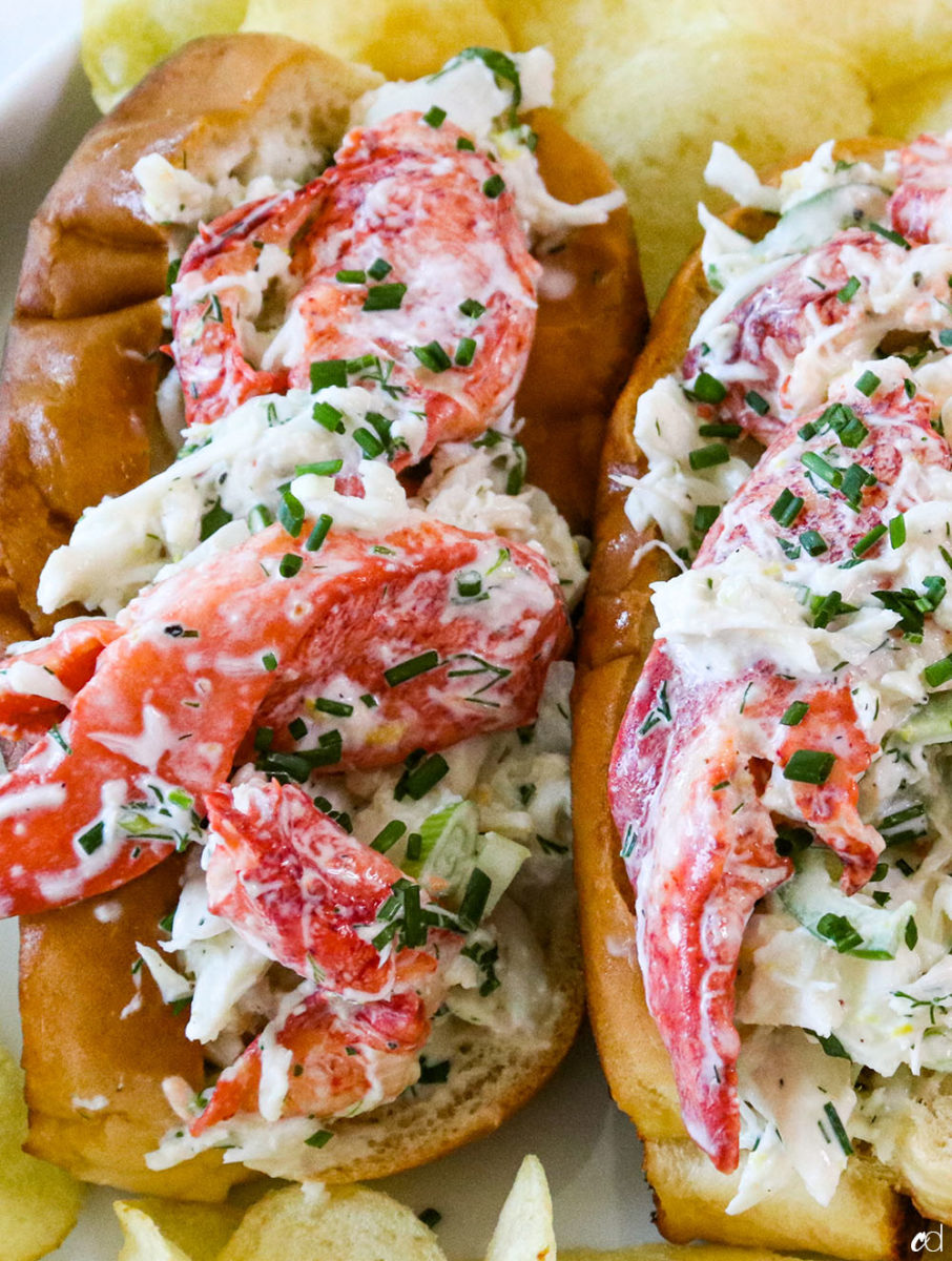 Crab And Lobster Seafood Rolls
